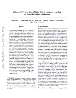 SpikeLM: Towards General Spike-Driven Language Modeling via Elastic
  Bi-Spiking Mechanisms