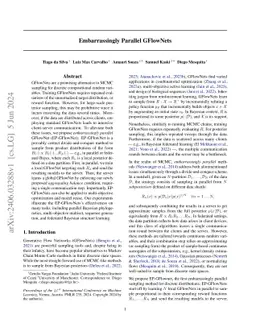 Embarrassingly Parallel GFlowNets