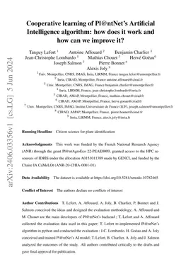 Cooperative learning of Pl@ntNet's Artificial Intelligence algorithm:
  how does it work and how can we improve it?