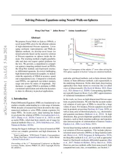 Solving Poisson Equations using Neural Walk-on-Spheres