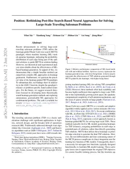 Position: Rethinking Post-Hoc Search-Based Neural Approaches for Solving
  Large-Scale Traveling Salesman Problems