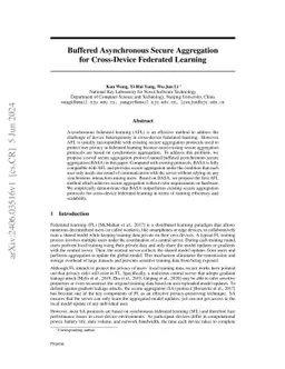 Buffered Asynchronous Secure Aggregation for Cross-Device Federated
  Learning