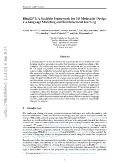 BindGPT: A Scalable Framework for 3D Molecular Design via Language
  Modeling and Reinforcement Learning