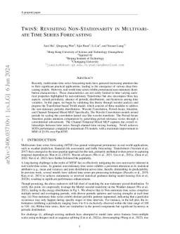 TwinS: Revisiting Non-Stationarity in Multivariate Time Series
  Forecasting
