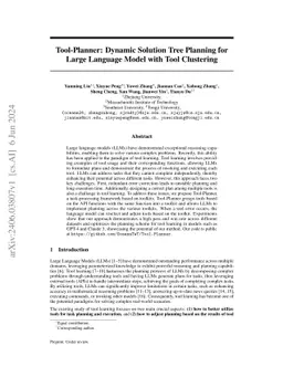 Tool-Planner: Task Planning with Clusters across Multiple Tools