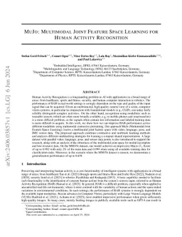 MuJo: Multimodal Joint Feature Space Learning for Human Activity Recognition