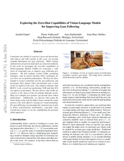 Exploring the Zero-Shot Capabilities of Vision-Language Models for
  Improving Gaze Following