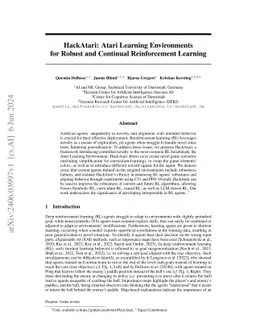 HackAtari: Atari Learning Environments for Robust and Continual
  Reinforcement Learning