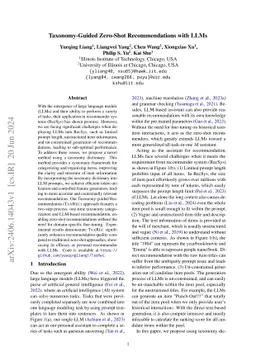 Taxonomy-Guided Zero-Shot Recommendations with LLMs