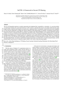SeCTIS: A Framework to Secure CTI Sharing