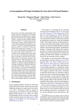 An Investigation of Prompt Variations for Zero-shot LLM-based Rankers