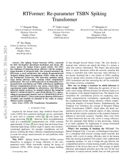 RTFormer: Re-parameter TSBN Spiking Transformer