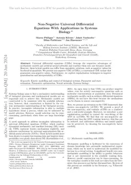 Non-Negative Universal Differential Equations With Applications in
  Systems Biology