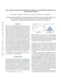 MEAT: Median-Ensemble Adversarial Training for Improving Robustness and
  Generalization