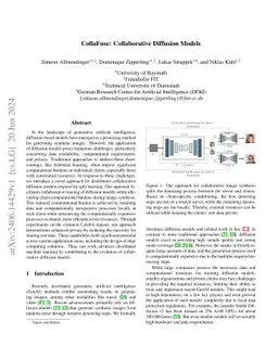 CollaFuse: Collaborative Diffusion Models