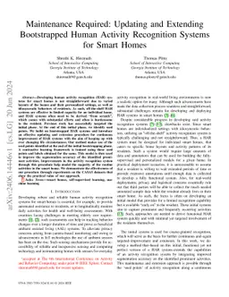 Maintenance Required: Updating and Extending Bootstrapped Human Activity
  Recognition Systems for Smart Homes