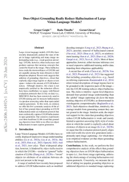 Does Object Grounding Really Reduce Hallucination of Large
  Vision-Language Models?