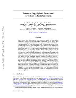 Fantastic Copyrighted Beasts and How (Not) to Generate Them