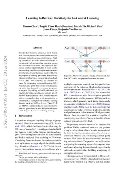 Learning to Retrieve Iteratively for In-Context Learning