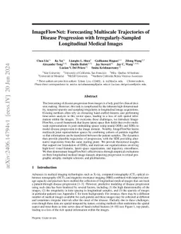 ImageFlowNet: Forecasting Multiscale Image-Level Trajectories of Disease Progression with Irregularly-Sampled Longitudinal Medical Images