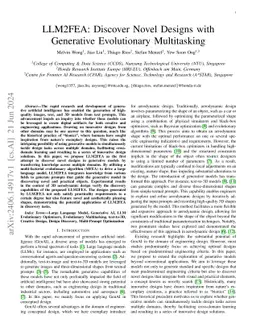 LLM2TEA: An Agentic AI Designer for Discovery with Generative Evolutionary Multitasking