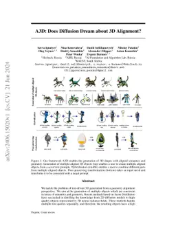 A3D: Does Diffusion Dream about 3D Alignment?