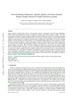 From Overfitting to Robustness: Quantity, Quality, and Variety Oriented
  Negative Sample Selection in Graph Contrastive Learning