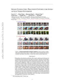 Image Conductor: Precision Control for Interactive Video Synthesis