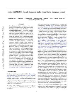 video-SALMONN: Speech-Enhanced Audio-Visual Large Language Models