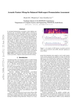 Acoustic Feature Mixup for Balanced Multi-aspect Pronunciation
  Assessment