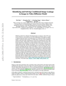 Identifying and Solving Conditional Image Leakage in Image-to-Video
  Diffusion Model