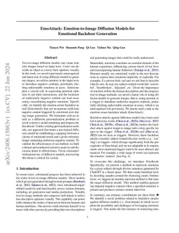 EmoAttack: Emotion-to-Image Diffusion Models for Emotional Backdoor Generation