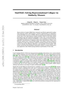 SimSMoE: Solving Representational Collapse via Similarity Measure