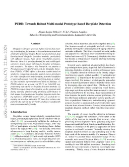 PUDD: Towards Robust Multi-modal Prototype-based Deepfake Detection