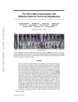 Pose-Diversified Augmentation with Diffusion Model for Person
  Re-Identification