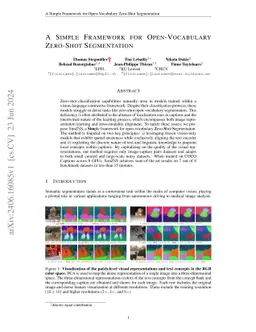 A Simple Framework for Open-Vocabulary Zero-Shot Segmentation