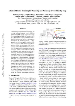 Chain-of-Probe: Examining the Necessity and Accuracy of CoT Step-by-Step