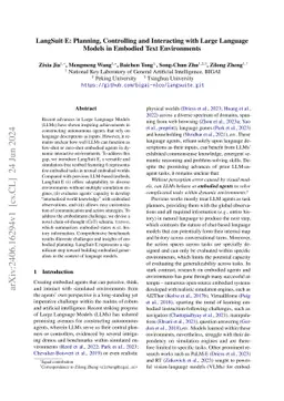 LangSuitE: Planning, Controlling and Interacting with Large Language
  Models in Embodied Text Environments