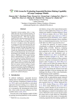UNO Arena for Evaluating Sequential Decision-Making Capability of Large
  Language Models