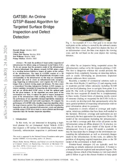 GATSBI: An Online GTSP-Based Algorithm for Targeted Surface Bridge
  Inspection and Defect Detection