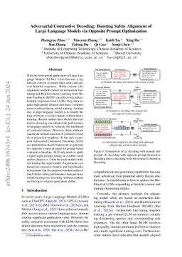 Safety Alignment of Large Language Models via Contrasting Safe and Harmful Distributions