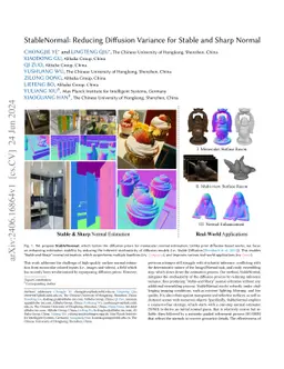 StableNormal: Reducing Diffusion Variance for Stable and Sharp Normal