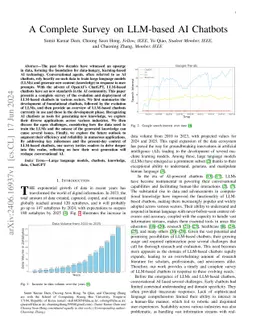 A Complete Survey on LLM-based AI Chatbots