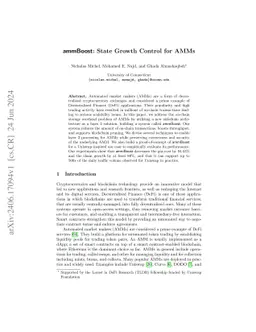 ammBoost: State Growth Control for AMMs