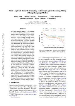 Multi-LogiEval: Towards Evaluating Multi-Step Logical Reasoning Ability
  of Large Language Models