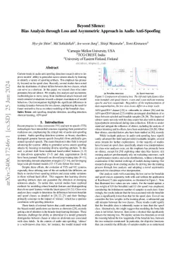 Beyond Silence: Bias Analysis through Loss and Asymmetric Approach in
  Audio Anti-Spoofing