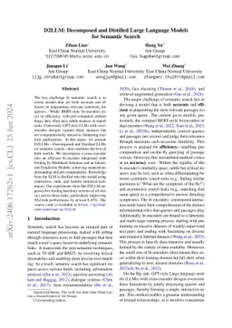 D2LLM: Decomposed and Distilled Large Language Models for Semantic
  Search