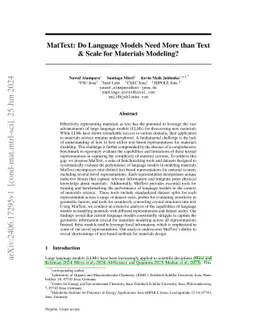 Less can be more for predicting properties with large language models
