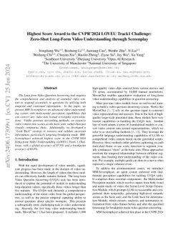 Zero-Shot Long-Form Video Understanding through Screenplay