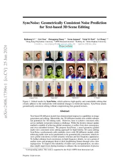 SyncNoise: Geometrically Consistent Noise Prediction for Text-based 3D
  Scene Editing